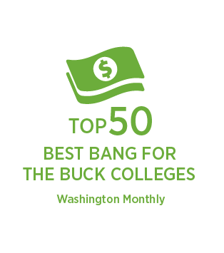 Illinois State University was ranked top 50 best bang for the buck colleges.